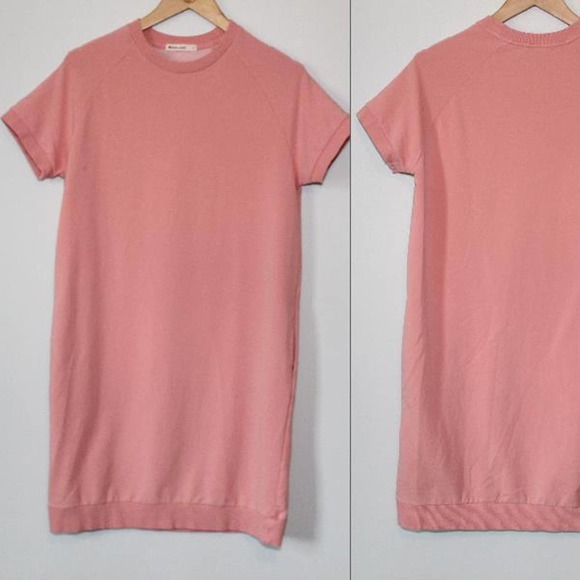 Marine Layer Cassidy Sweatshirt Dress Vintage Peach Pockets Women's Small H14104 - Picture 10 of 12